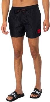 HUGO Regular fit korte zwembroek met labelbadge model 'DOMINICA' - Foto 6