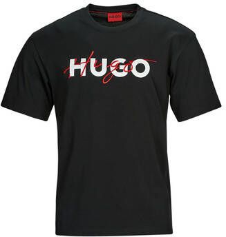 Hugo Boss Heren Zwart Print T-shirt Black Heren