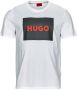 HUGO T-shirt met labelprint model 'DULIVE222' - Thumbnail 1