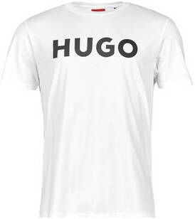 HUGO T-shirt met labelopschrift model 'DULIVIO'