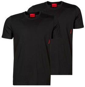 HUGO T-shirt met labelprint in een set van 2 stuks