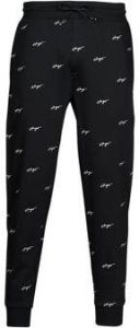 HUGO Sweatpants met all-over labelmotief model 'Duritiba'