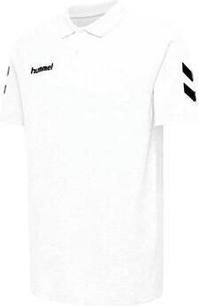 Hummel Polo Shirt Korte Mouw Polo Go Cotton blanc