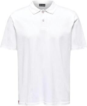 Hummel Polo Shirt Korte Mouw Polo Red Classic blanc