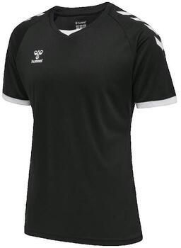 Hummel T-shirt Korte Mouw T-shirt Core Volley Noir et Blanc