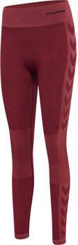 Hummel Clea Mid-Rise Leggings voor vrouwen Red Dames
