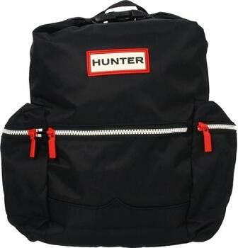 Hunter Zwarte Rugtas Nylon Topclip Backpack