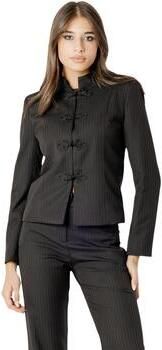 I Am Colbert ROCKEFELLER PINSTRIPE MANDARIN BLAZER AI26669