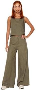 I Am Harembroek Pantaloni Lino Gamba Ampia 17500