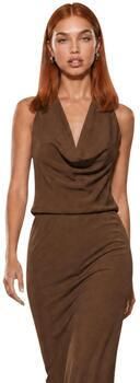 I Am Jurk Top Collo Morbido crinkle 25422V78