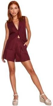 I Am Korte Broek Shorts Viscosa Lino Pieghe 25009