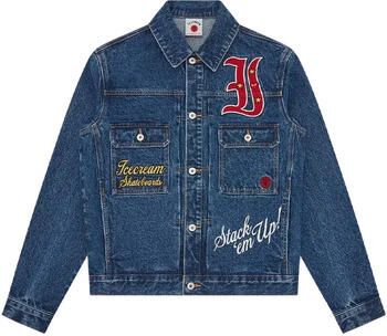 Ice Cream Blazer Mascot Denim Trucker Jacket
