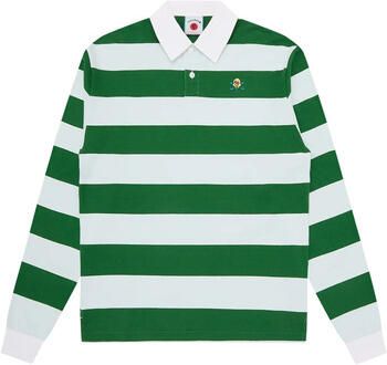 Ice Cream T-shirt Cones Bones Rugby Shirt Blue Green Stripe