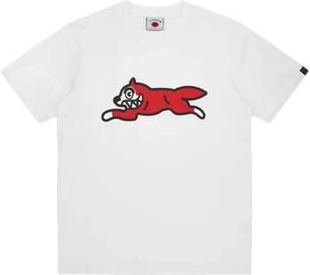 Ice Cream T-shirt Korte Mouw Running Dog T-Shirt White
