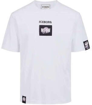 Iceberg Zwarte regular fit T-shirt van GOTS-gecertificeerde interlock stof Black Heren - Foto 10