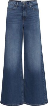 Ichi Blauwe Bootcut Katoenen Jeans met Elastaan Blue Dames