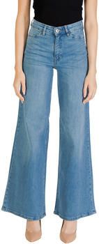 Ichi Wijde Pijp Lichtblauwe Jeans Blue Dames