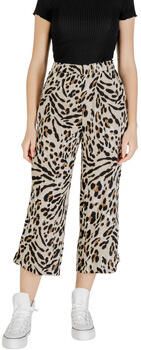 Ichi Wide leg culotte in kreuklook model 'MARRAKECH'