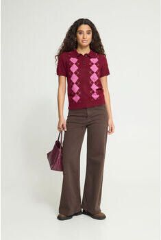 Ichi Slim Fit poloshirt met wol model 'Dasila' - Foto 4