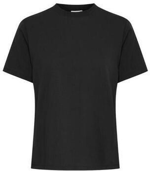 Ichi Losse Zwarte T-shirts | Freewear Zwart Black Dames - Foto 2