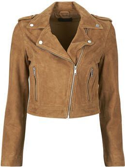 Ikks Leren Jas BZ48095