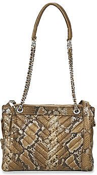 Ikks Bruine Schoudertas Reporter Stijl Brown Dames