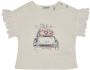 IKKS Meisjes Tops & T-shirts T-shirt Mc Girl Ecru - Thumbnail 2