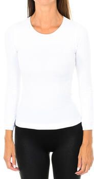 Intimidea T-Shirt Lange Mouw 210262-BIANCO