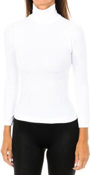 Intimidea T-Shirt Lange Mouw 210396-BIANCO