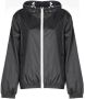 Invicta Eenvoudige Stijl Jas met Capuchon en Rits Black Dames - Thumbnail 1