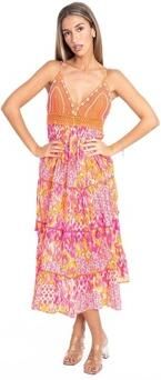 Isla Bonita By Sigris Lange Jurk Lange Midi-Jurk