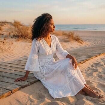 Isla Bonita By Sigris Lange Jurk Lange Midi-Jurk