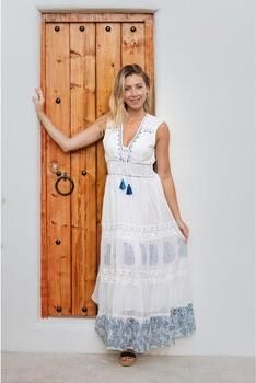 Isla Bonita By Sigris Lange Jurk Lange Midi-Jurk