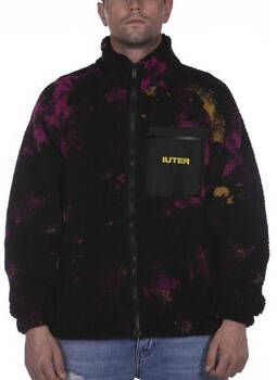 Iuter Blazer Tie Dye Fur Zip Neck