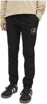 Jack & jones JUNIOR joggingbroek JPSTGORDON JJSWIFT met logo zwart Jongens Sweat 128