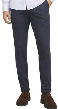JACK & JONES PANTS STUDIO slim fit chino JPSTMARCO donkerblauw