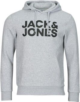 Jack & Jones Hoodie JJECORP capuchon en frontprint bedrukt modieus regular fit katoenmix ronde hals - Foto 7