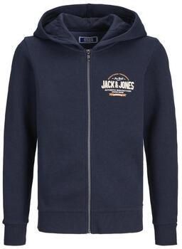 Jack & Jones Junior Capuchonsweatvest JJELOGO SWEAT ZIP HOOD 2C 24 25 NOOS JNR - Foto 4