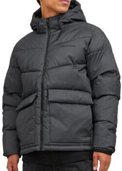 JACK & JONES ORIGINALS gewatteerde jas JORVESTERBRO met logo grijs - Foto 2