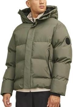 Jack & jones Heren Gewatteerde Jas met Capuchon Brown Heren