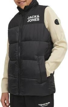 Jack & jones JUNIOR bodywarmer JJETOBY zwart Jongens Polyester Opstaande kraag 128 - Foto 6