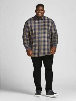 JACK & JONES PLUS SIZE slim fit jeans JJITIM JJORIGINAL Plus Size black denim 816 - Foto 12