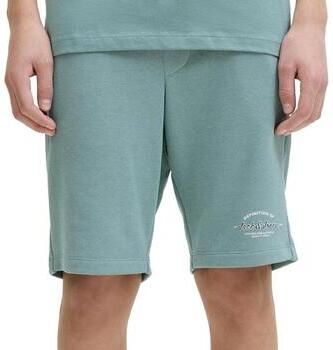 JACK & JONES JUNIOR regular waist sweatshort groen - Foto 3