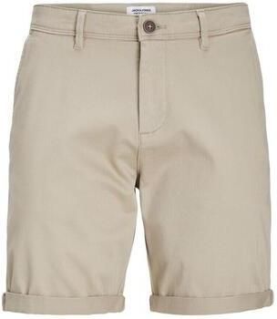 Jack & jones JUNIOR chino bermuda JJIBOWIE beige Korte broek Jongens Stretchkatoen 128 - Foto 5