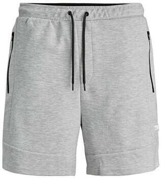 JACK & JONES PANTS STUDIO regular fit sweatshort JPSTAIR light grey melange - Foto 2