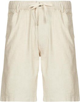 JACK & JONES PANTS STUDIO linnen relaxed casual short ecru