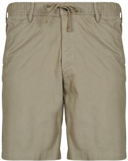 JACK & JONES PANTS STUDIO linnen relaxed casual short olijfgroen - Foto 4