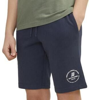 Jack & jones JUNIOR sweatshort JPSTSWIFT met printopdruk donkerblauw Korte broek 164 - Foto 10