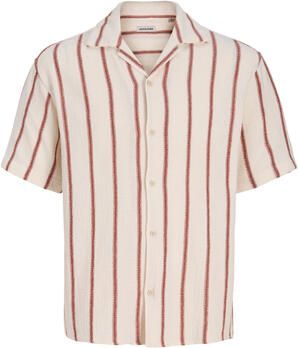 Jack & jones Overhemd Korte Mouw Jack & Jones Coba Stripe Resort Shirt