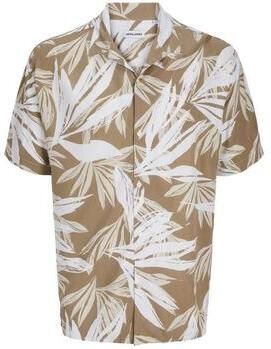 Jack & Jones Overhemd met korte mouwen JJEJEFF TROPICAL AOP RESORT SHIRT SS SN